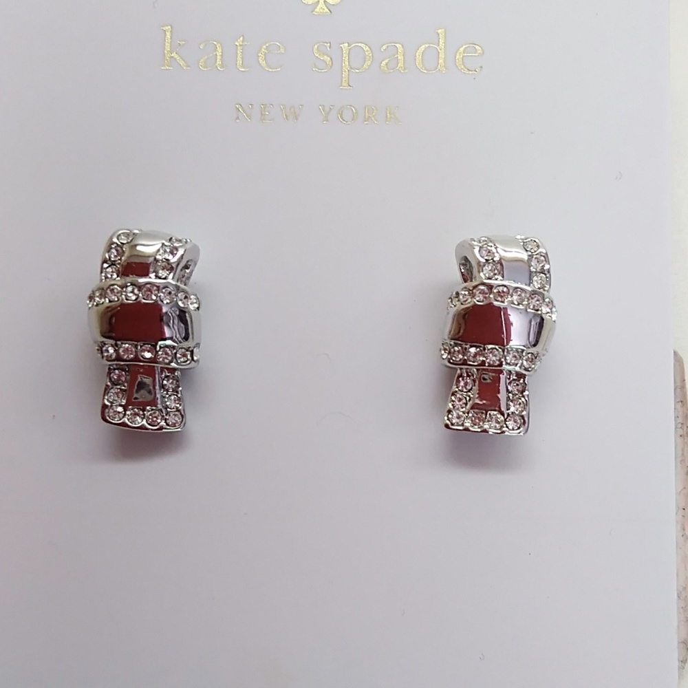 Kate Spade New Silver Knot Earrings